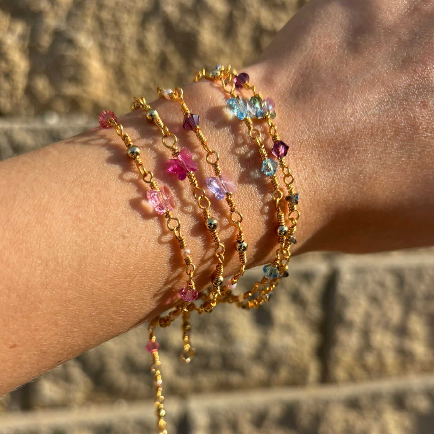 Butterfly Crystal Bracelet